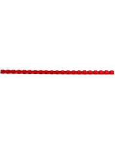 GBC Plastic Binding Comb 10mm Red Pack of 24