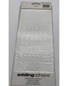 Edding Adhesive White Numbers 15/80 15mm