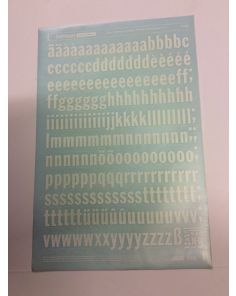 Letraset White 1582W 84pt. Franklin Gothic Extra Condensed A.T.F