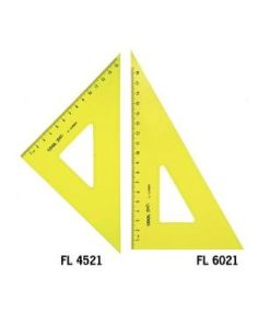 Fluorescent 30/60° and 45/90° Set Square