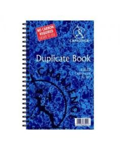 Challenge Duplicate Book, 248 x 187mm, Feint Wirebound Carbonless