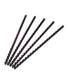 Q Connect Plastic Binding Combs, 6mm, Black, Pack of 68