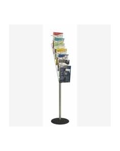 Alba Floor-Standing 7-Pocket Literature / Magazine Display