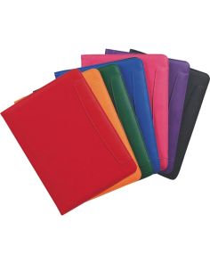 Alassio Faux Leather A4 Writing Case / Portfolio, Red