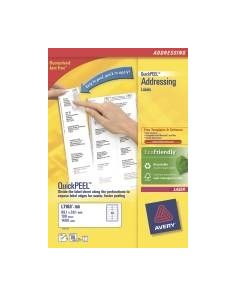 Avery Quickpeel™ Laser Addressing Labels White