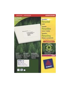 Avery Quickpeel™ Recycled Laser Labels