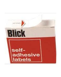 Blick Labels in Dispenser 13mm diameter White Pack of 2800