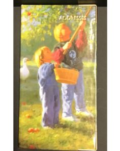 Address Book, 154mm by 82mm, Apple Picking Picture Cover