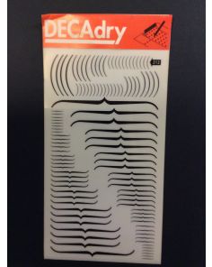 Decadry Super Transfers No212, Brackets, Black 