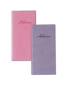 Esposti Pastel Address Book, Slim W78mm x H160mm, Lilac