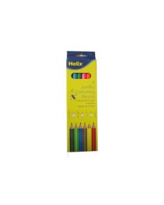 Helix Standard Colouring Pencils. 7 inch. Pack of 6