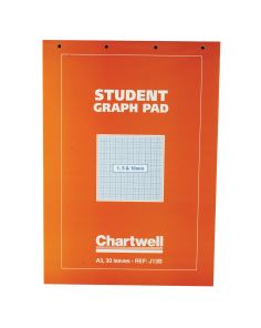 Chartwell Graph Pad A3, 1,5 & 10mm, Orange Cover