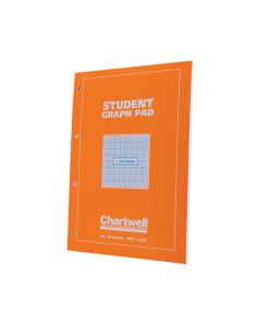 Chartwell Graph Pad A4, 1,5 & 10mm, Orange Cover