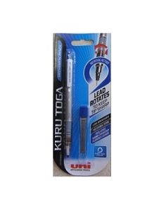 Uni Kuru Toga Mechanical Pencil. 0.5mm, Includes 12 Spare Nano leads. Each