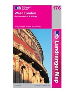 Ordnance Survey Landranger West London 176