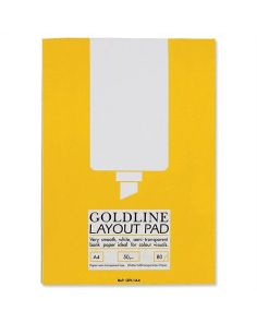 Goldline Layout Pad, A4, 50gsm, 80 Sheets