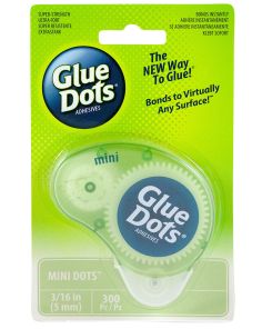 Mini Glue Dots in Dispenser - 300 Dots