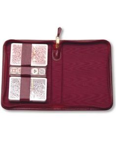 Montana Grain Leather Poker Case