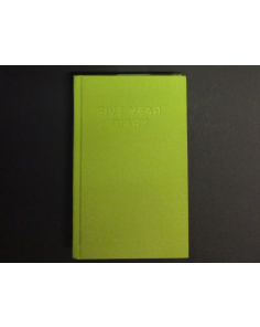 Dataday Provence Five Year Diary, Lime, 165 x 105mm