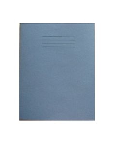 Rhino 9 x 7 inch Maths Exercise Book, 7mm, Blue Cover, Each