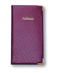 Montana Grain Leather Slim Pocket Address Books