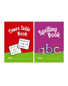 Spelling & Times Table Books