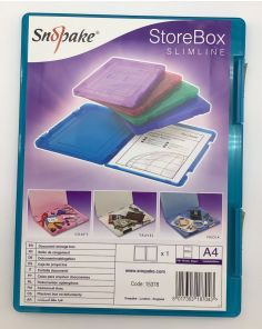 Snopake StoreBox A4 Electra Turquoise