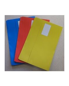 Extreme Value Brightly Coloured Document Wallets, Foolscap, Pack of 3 Assorted Colours