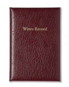 Montana Grain Leather Wine Record Book