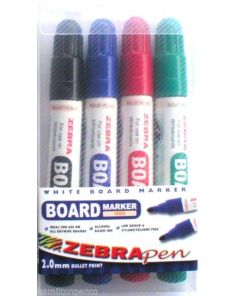 Zebra Whiteboard Marker and Eraser Set