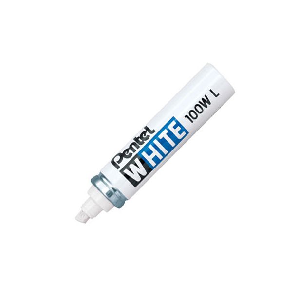 Pentel White Marker, Chisel Tip, Large