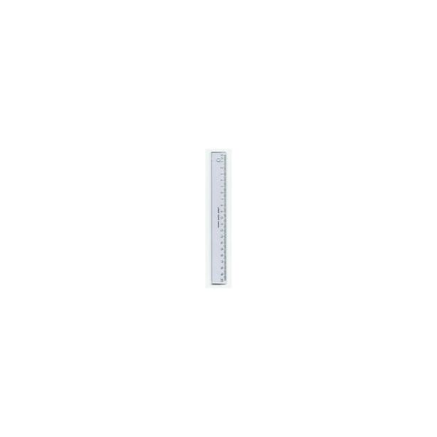 Linex Ruler Crystal Clear, 30cm, Bevel and Tracing edge