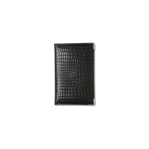 Crocodile Grain Leather Business Card File