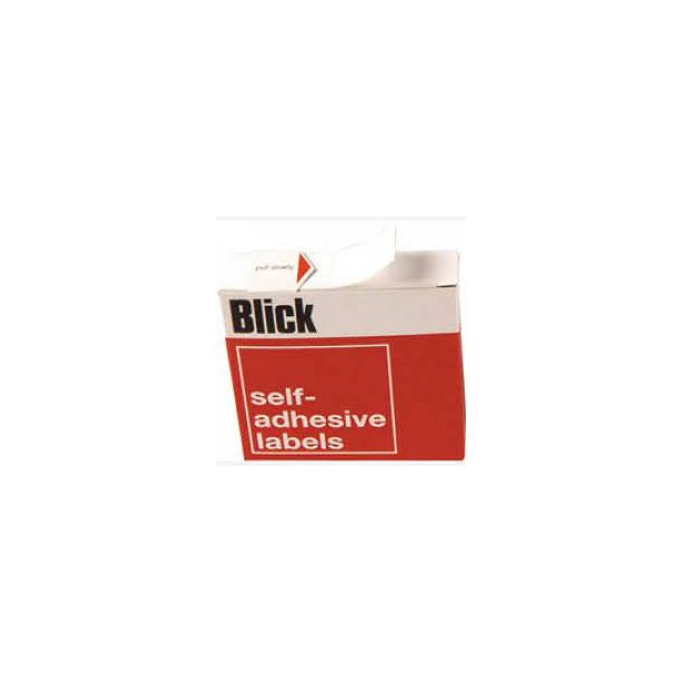 Blick Labels in Dispenser 19 x 25mm White Pack of 1200