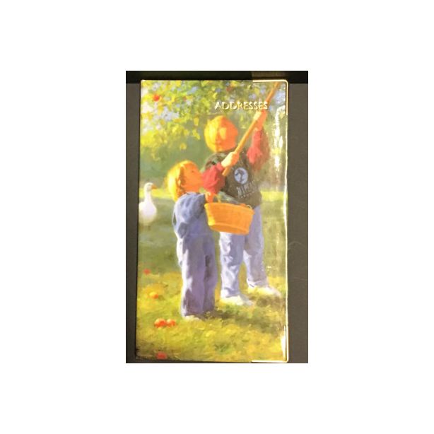 Address Book, 154mm by 82mm, Apple Picking Picture Cover