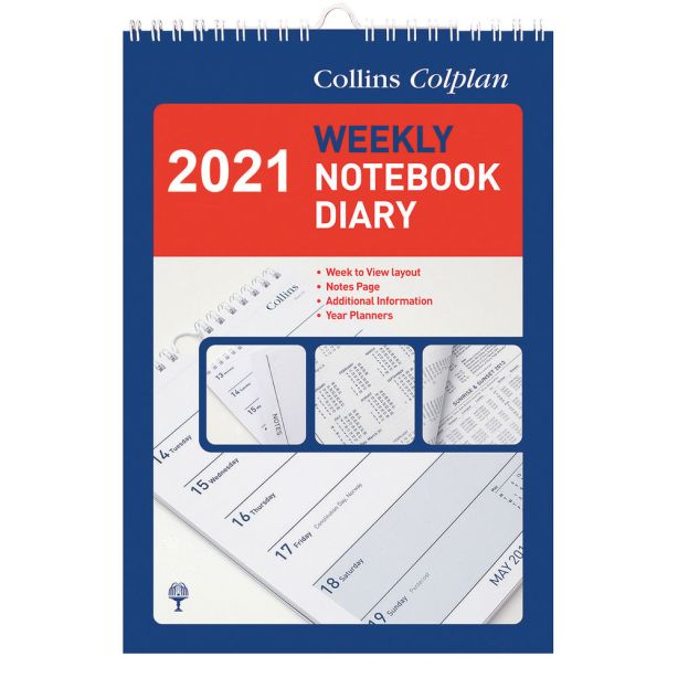 Collins Weekly Notebook Diary 2022