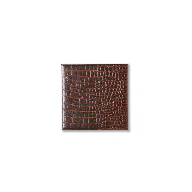 Crocodile Grain Leather Coaster