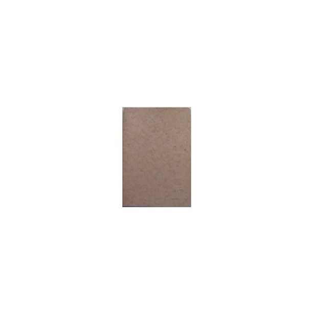 Clairefontaine A4 Ruled Notebook with Semi Rigid Light Brown Leathergrain Cover, Pack of 10