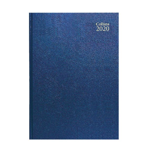 Collins A5 Diaries, Day Per Page, Blue 2025