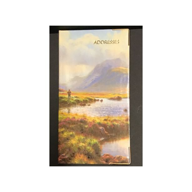 Address Book, 154mm by 82mm, Fisherman Picture Cover