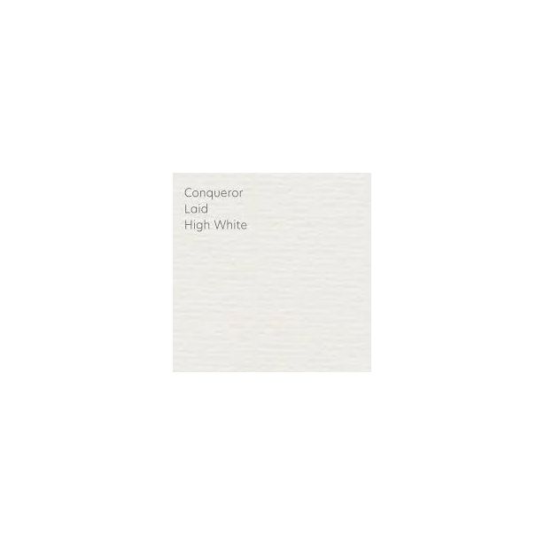 Conqueror Laid High White A4 Texture Paper 90gsm, Pack of 50 