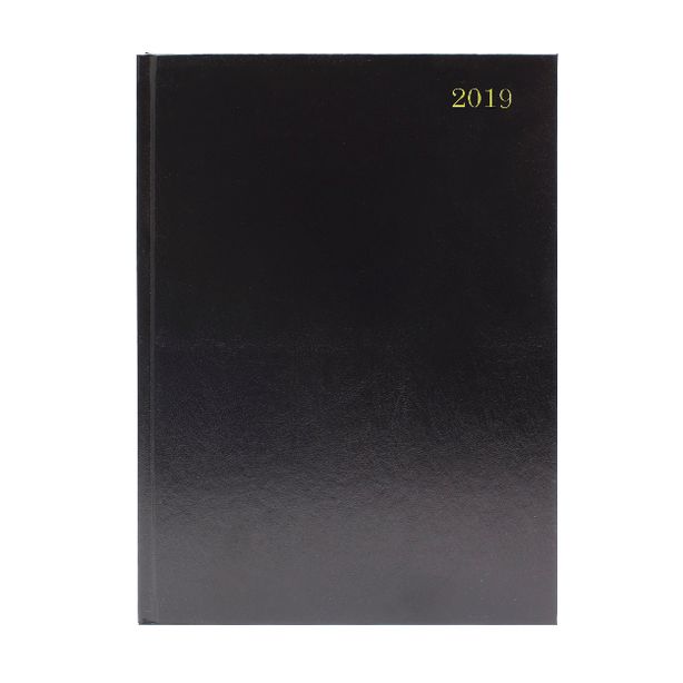 Academic Diary A5 Day Per Page 2023-24 Black