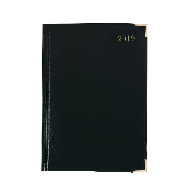 Q Connect 2019 Executive Diary, A5 Day Per Page, Black