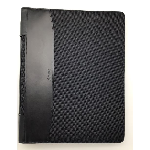 Filofax A4 Logic Zipped Portfolio Organiser with Handle, Black