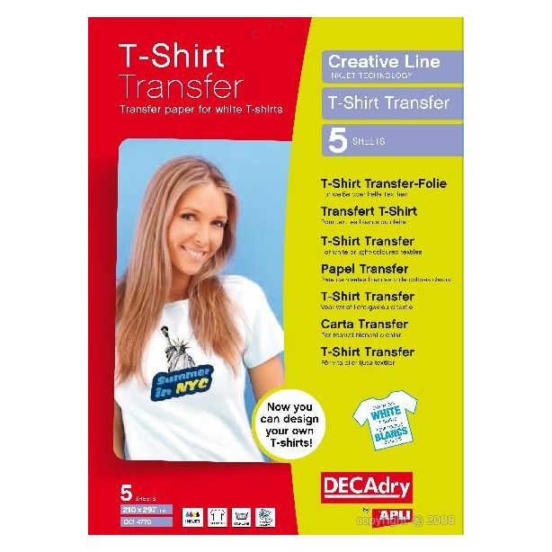 Decadry Light T-Shirt Transfers