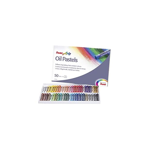 Pentel Oil Pastels Pack of 50