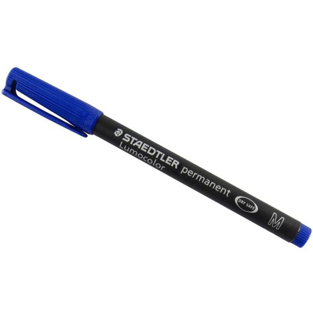 Staedtler Lumocolor Medium Permanent Blue, 317-3