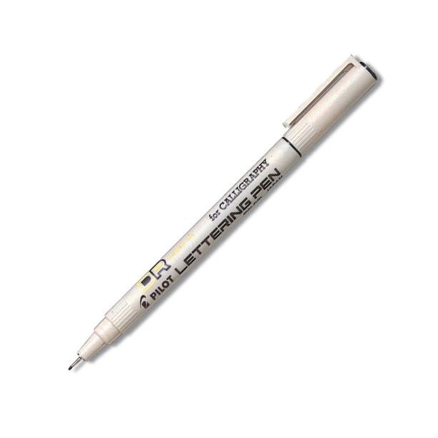 Pilot DRL Lettering Pen for Calligraphy Black 1.0mm tip