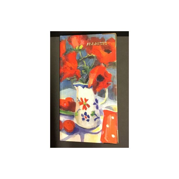 Address Book, 154mm by 82mm, Poppies Picture Cover