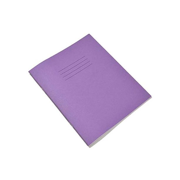 Rhino 9 x 7 inch Ruled Exercise Book, Purple Cover